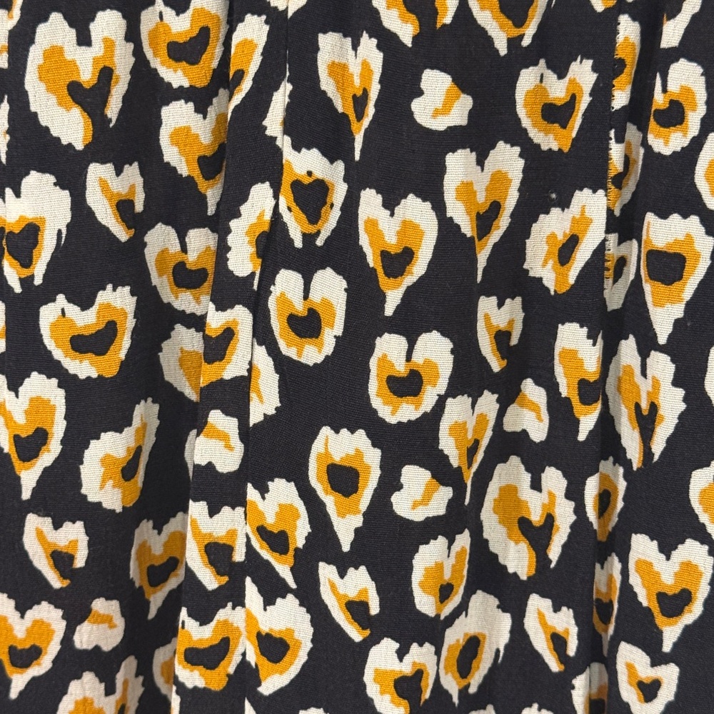 Sandro Abstract Heart Patterned Mini Dress - Picture 9 of 11